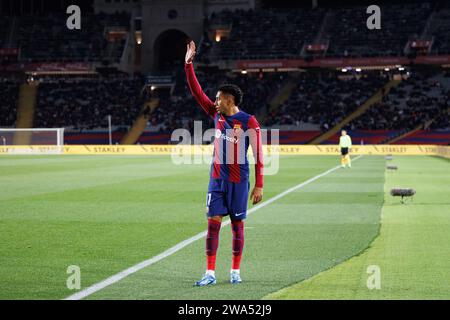 Barcelona, Spain. 20th Dec, 2023. Raphinha in action during the LaLiga EA Sports match between FC Barcelona and UD Almeria at the Estadi Olimpic Lluis Stock Photo