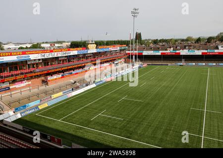 Kingsholm Stadium, home of Gloucester Rugby, Gloucester, UK - 23 May 2023 Picture by Andrew Higgins/Thousand Word Media Ltd Stock Photo