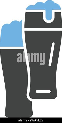 Beers icon vector image. Stock Vector