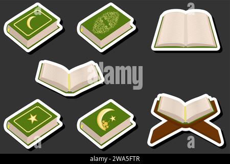 Beautiful color illustration on theme of celebrating annual holiday Ramadan Stock Vector