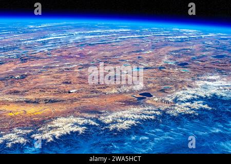 Observations of Planet Earth from Space. Digital enhancement of an ...