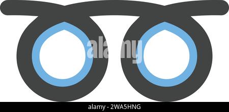 Curly Loop icon vector image. Stock Vector