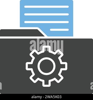 Documents Management icon vector image. Stock Vector