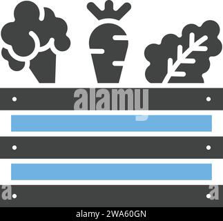 Harvested Vegetable icon vector image. Stock Vector