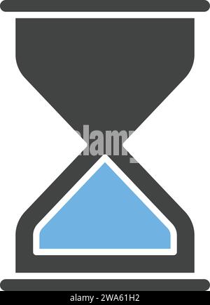 Hourglass Done icon vector image. Stock Vector