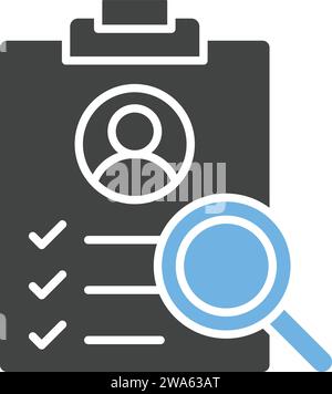 Job Analysis icon vector image. Stock Vector