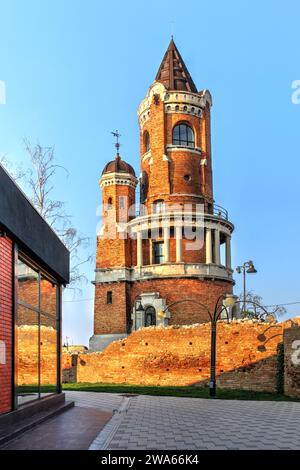 Gardoš Tower, also known as Millenium Tower or Kula Sibinjanin Janka in Zemun district of Belgrade, Serbia Stock Photo