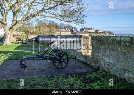 Russian Cannon Berwick-upon-Tweed Stock Photo