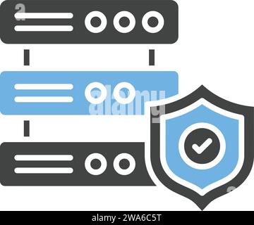 Secure Server icon vector image. Stock Vector