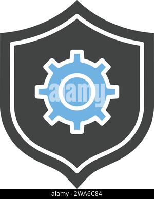 Security Settings icon vector image. Stock Vector
