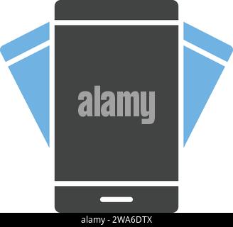 Smartphone Shake icon vector image. Stock Vector