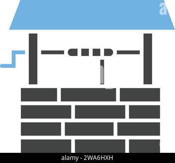 Water Well icon vector image. Stock Vector