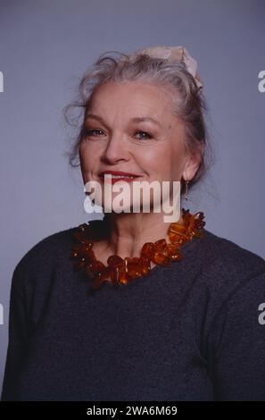 Eva-Maria Hagen, deutsche Schauspielerin, Synchronsprecherin und Sängerin, Portrait, Jahr 2000. Eva-Maria Hagen, German actress, voice actress and singer, portrait, year 2000. Stock Photo