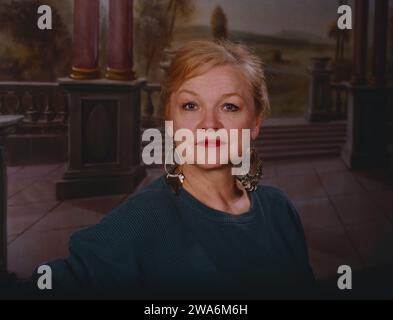 Eva-Maria Hagen, deutsche Schauspielerin, Synchronsprecherin und Sängerin, Portrait, 1995. Eva-Maria Hagen, German actress, voice actress and singer, portrait, 1995. Stock Photo