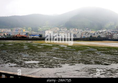 Viveiro from Viveiro estuary. Lugo province, Galicia, Spain. Stock Photo