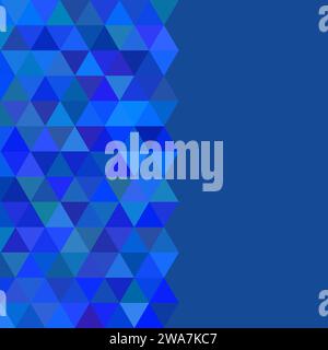 Abstract geometrical background with triangles and space for message Stock Vector