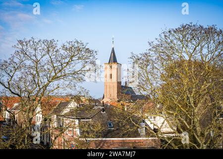 church tower of the dutch city of naarden Stock Photo
