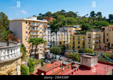 Residential Buildings - Naples - Italy Stock Photo