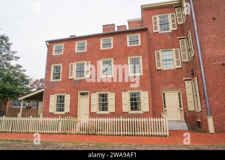 The Exterior of Edgar Allan Poe National Historic Site in Philadelphia, Pennsylvania, USA Stock Photo