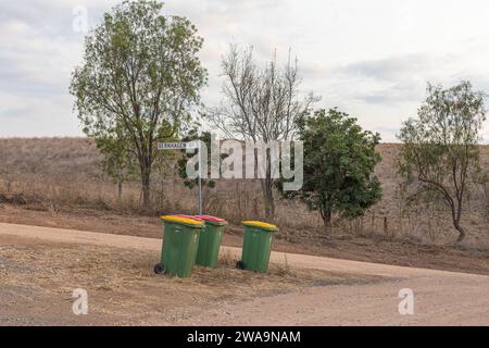 Bins in Nature Stock Photo