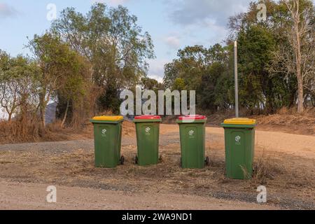 Bins in Nature Stock Photo