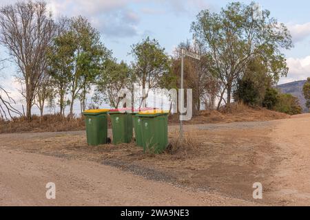 Bins in Nature Stock Photo