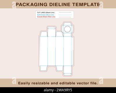 Box With Lid, 3d Box, Vector File Stock Vector