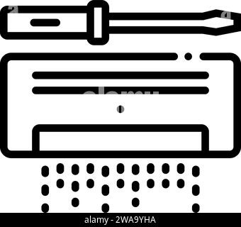 Icon for ac service,cleaner Stock Vector