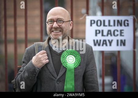 File photo dated 06/05/21 of Scottish Greens co-leader Patrick Harvie after casting his vote in the Scottish Parliamentary election at the Notre Dame Primary School in Glasgow. The Scottish Greens are aiming to run in more seats at the next general election than in 2019, its leaders have said. The last general election saw the pro-independence party put up candidates in 22 constituencies. Issue date: Wednesday January 3, 2024. Stock Photo