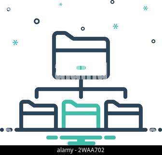 Icon for directories,index Stock Vector