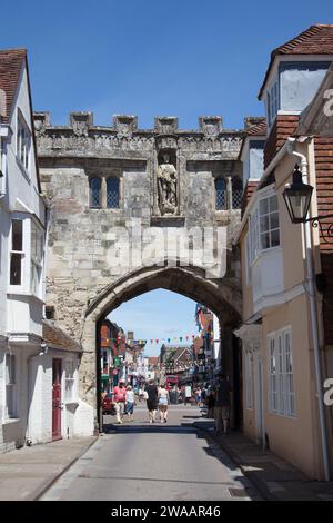 The High Street Gate in Salisbury, Wiltshire in the UK Stock Photo