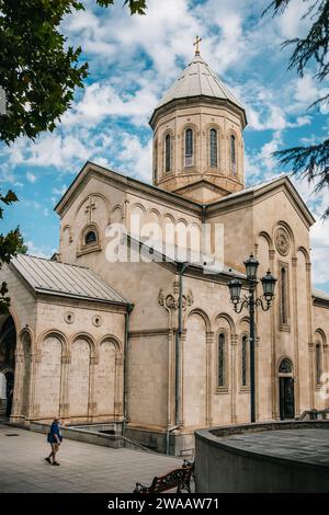 The Kashveti Church of St George in Shota Rustaveli avenue in Mtatsminda neighborhood in Tbilisi, Georgia Stock Photo