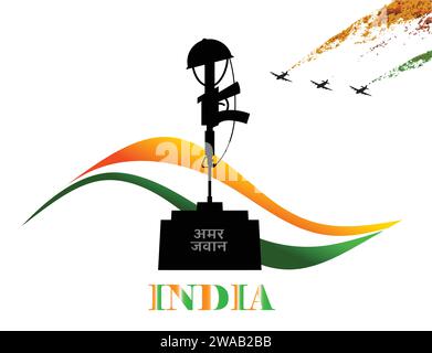 I Love Indian Army Amar Jawan Patriotic Jai Hind T-shirt