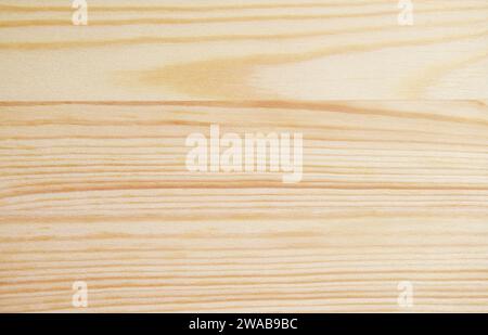 Horizontal pattern of light brown wooden plank for banner or background Stock Photo