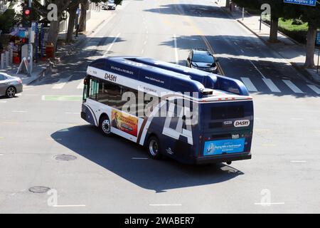 Los Angeles, California: Los Angeles LADOT Transit DASH Bus Stock Photo