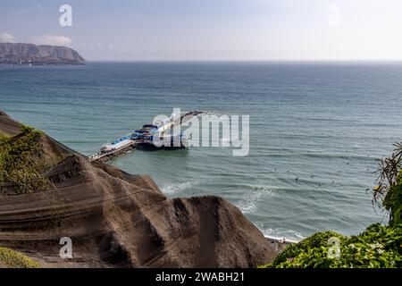 Restaurante La Rosa Náutica, Playa Makaha, Miraflores, Lima, Peru, 2023 Stock Photo