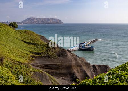 Restaurante La Rosa Náutica, Playa Makaha, Miraflores, Lima, Peru, 2023 Stock Photo