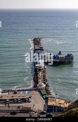 Restaurante La Rosa Náutica, Playa Makaha, Miraflores, Lima, Peru, 2023 Stock Photo