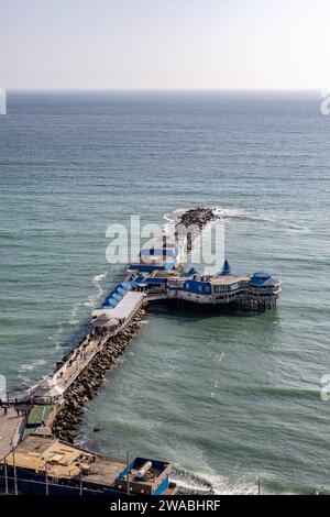 Restaurante La Rosa Náutica, Playa Makaha, Miraflores, Lima, Peru, 2023 Stock Photo