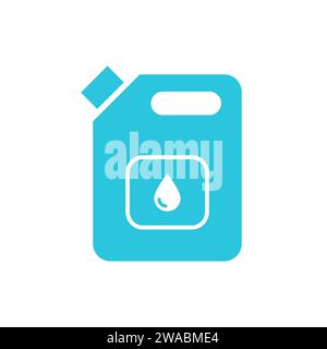 Engine oil. From blue icon set. Stock Vector