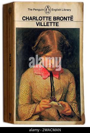 Charlotte Bronte - Villette. Studio set up on white background. December 2023 Stock Photo