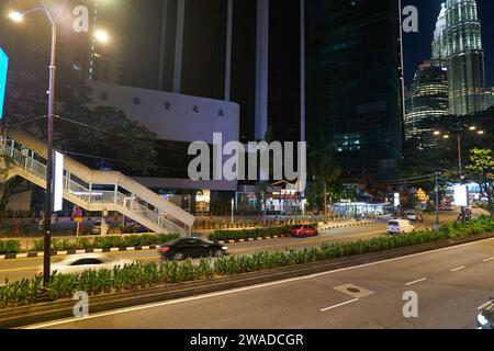 KUALA LUMPUR, MALAYSIA -  MAY 29, 2023: Kuala Lumpur urban landscape. Stock Photo