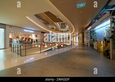 KUALA LUMPUR, MALAYSIA - MAY 27, 2023: interior shot of LaLaport Bukit Bintang City Centre shopping mall. Stock Photo