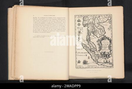 Reproduction of a map of Thailand, Michel Berthaud, after Anonymous, c ...