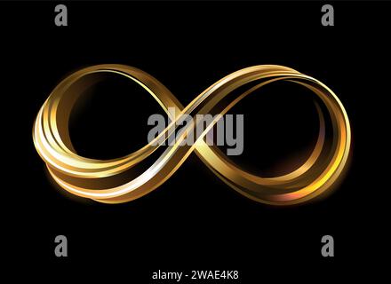 Gold Affinity Sign gold infinity symbol Stock Vector Image & Art - Alamy