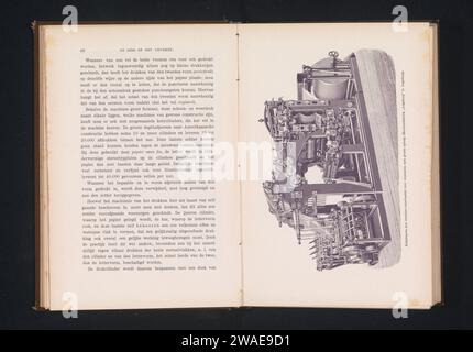 Reproduction of an engraving of a rotation press by Richard Brend'Amour ...