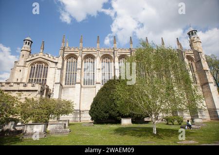 Views of Eton College Chapel at Eton, Windsor, Berkshire in the UK Stock Photo