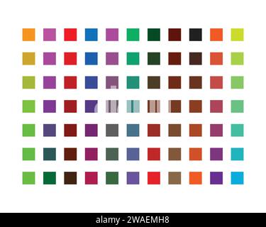 Color group to swatches vectors. Stock Vector