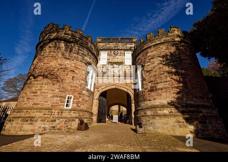 Skipton Castle Gateway Stock Photo