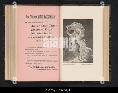 Reproduction of The Storm by Pierre-Auguste Cot, Weeks & Brill Co., after Pierre-Auguste Cot, 1887-1907 photomechanical print   paper  couple of lovers Stock Photo